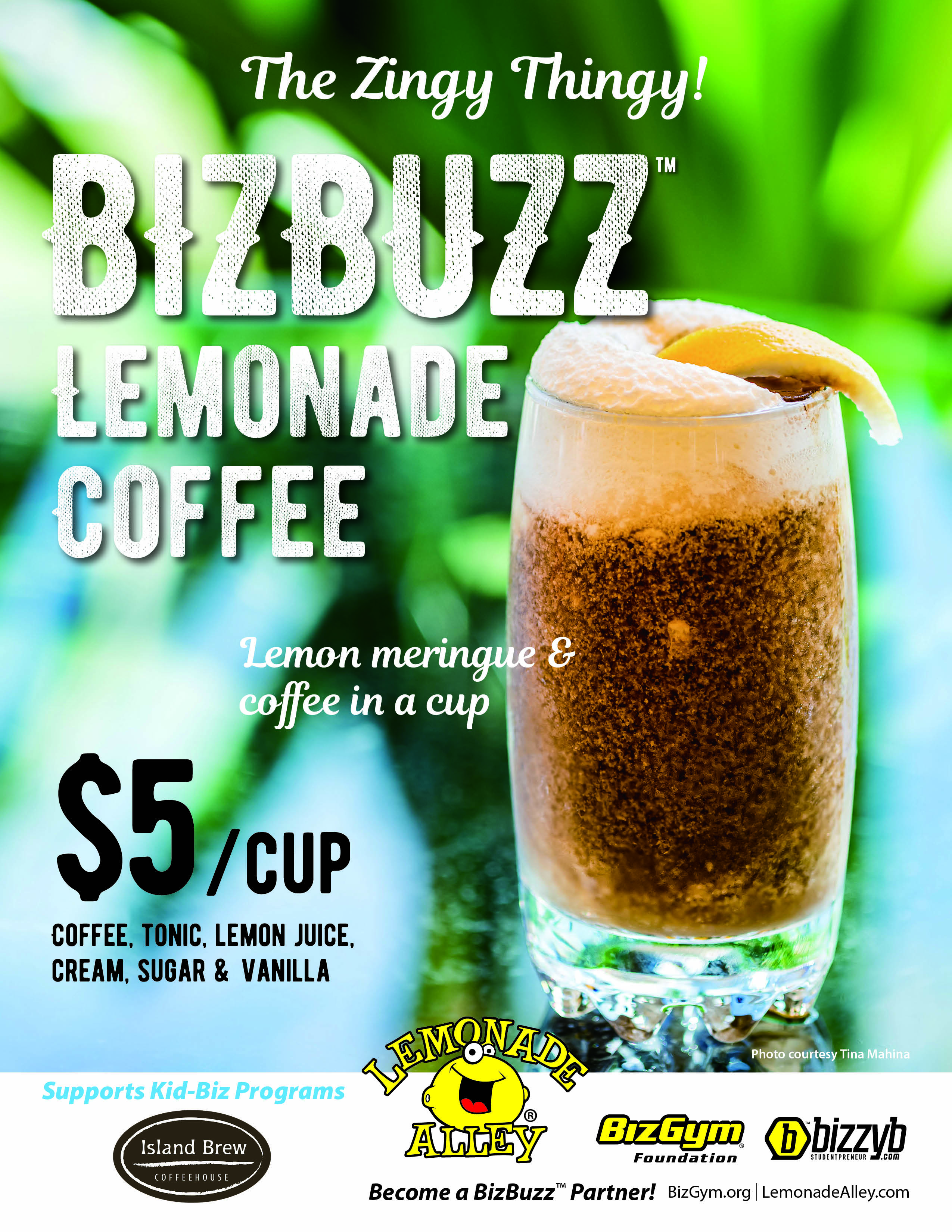 BizBuzz™ Lemonade Coffee Poster | BizGym Foundation