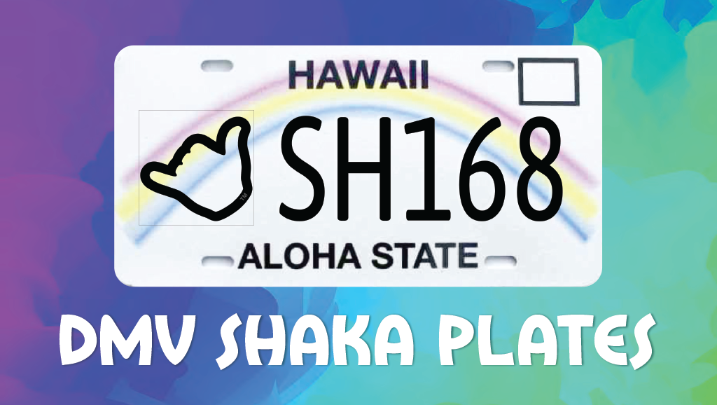 Shaka License Plates