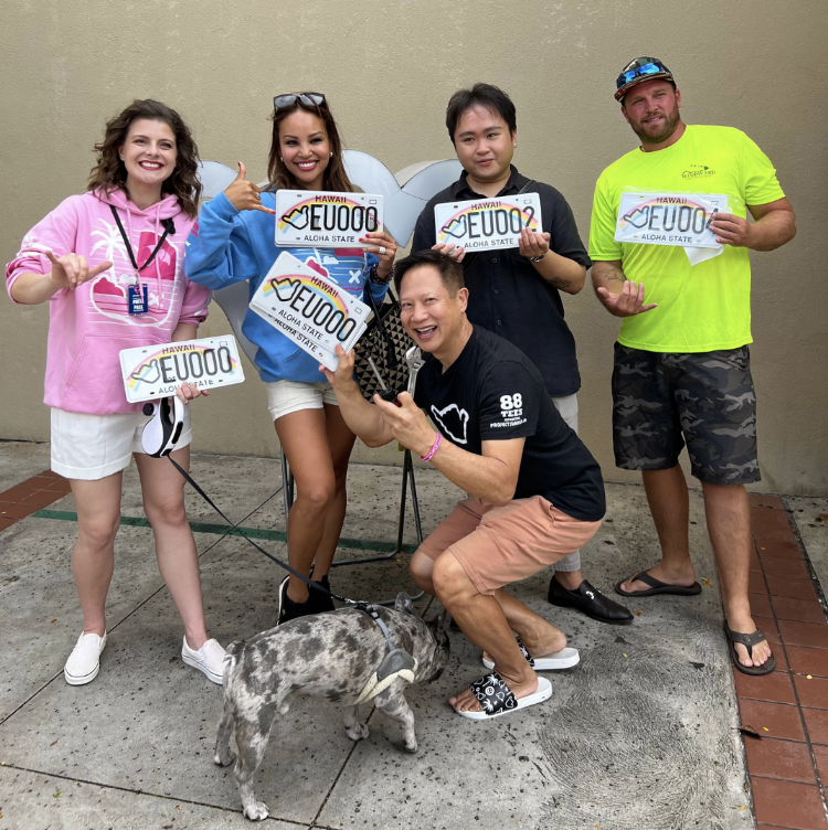 Shaka License Plates