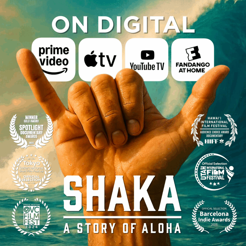 Shaka Film on digital hand